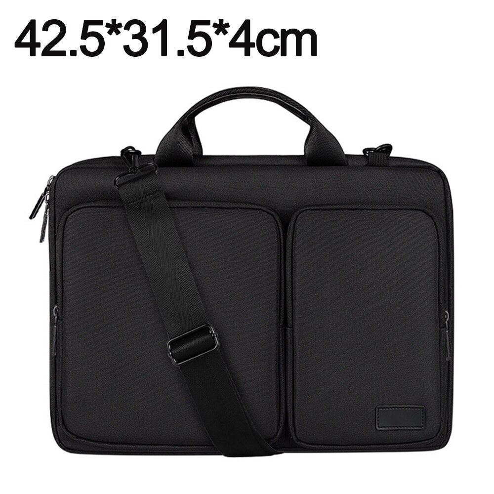 Geanta de umar pentru laptop, 15.6 inch, negru, Pentru Macbook Pro 16 Inch