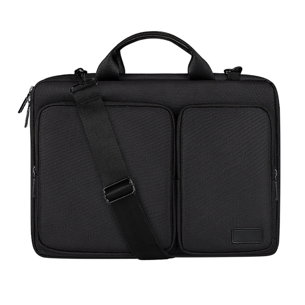Geanta de umar pentru laptop, 15.6 inch, negru, Pentru Macbook Pro 16 Inch