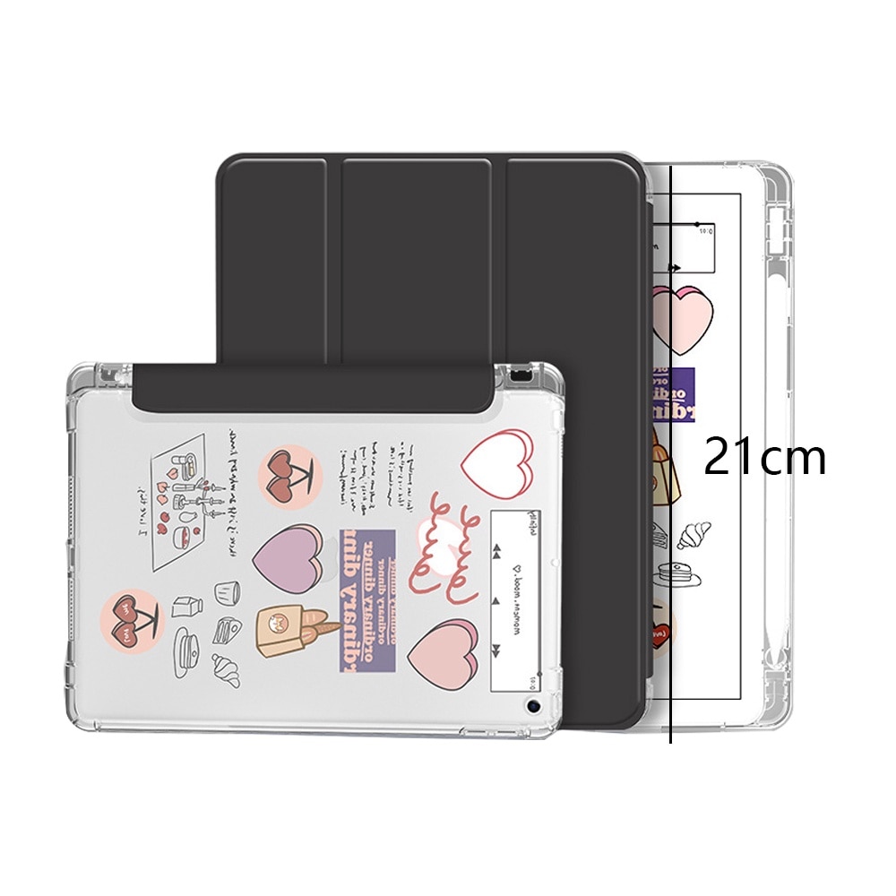 Husa pentru iPad Mini 6 (8.3 inch) cu suport pentru creion, Fokelyi, material TPU, functie auto sleep/wake