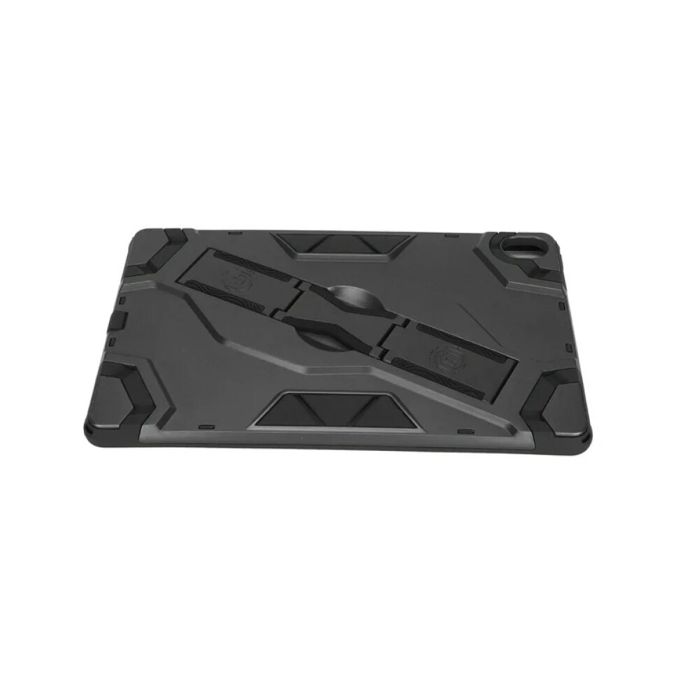 Husa tableta Fokelyi pentru Lenovo Tab P11 11 inch, ultra subtire, rezistenta la socuri, cu curea ajustabila, neagra