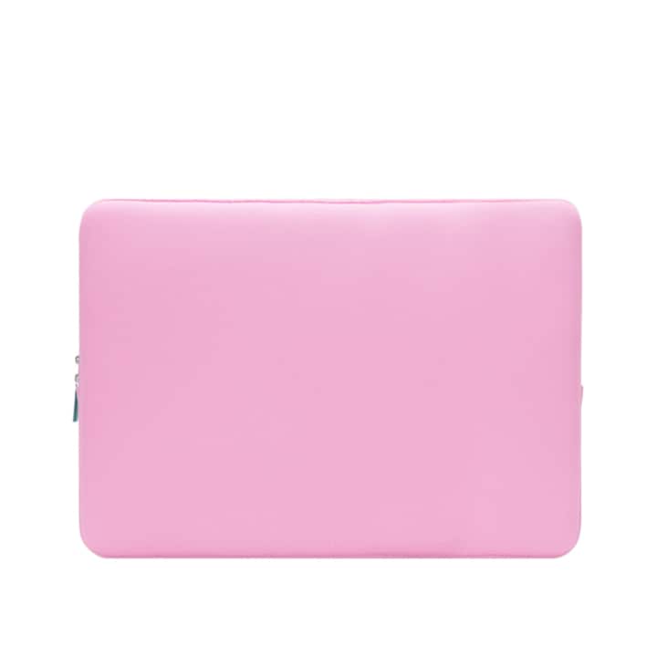 Geanta laptop Zeaicos, roz delicat, compatibilitate universala, 15.6 inch