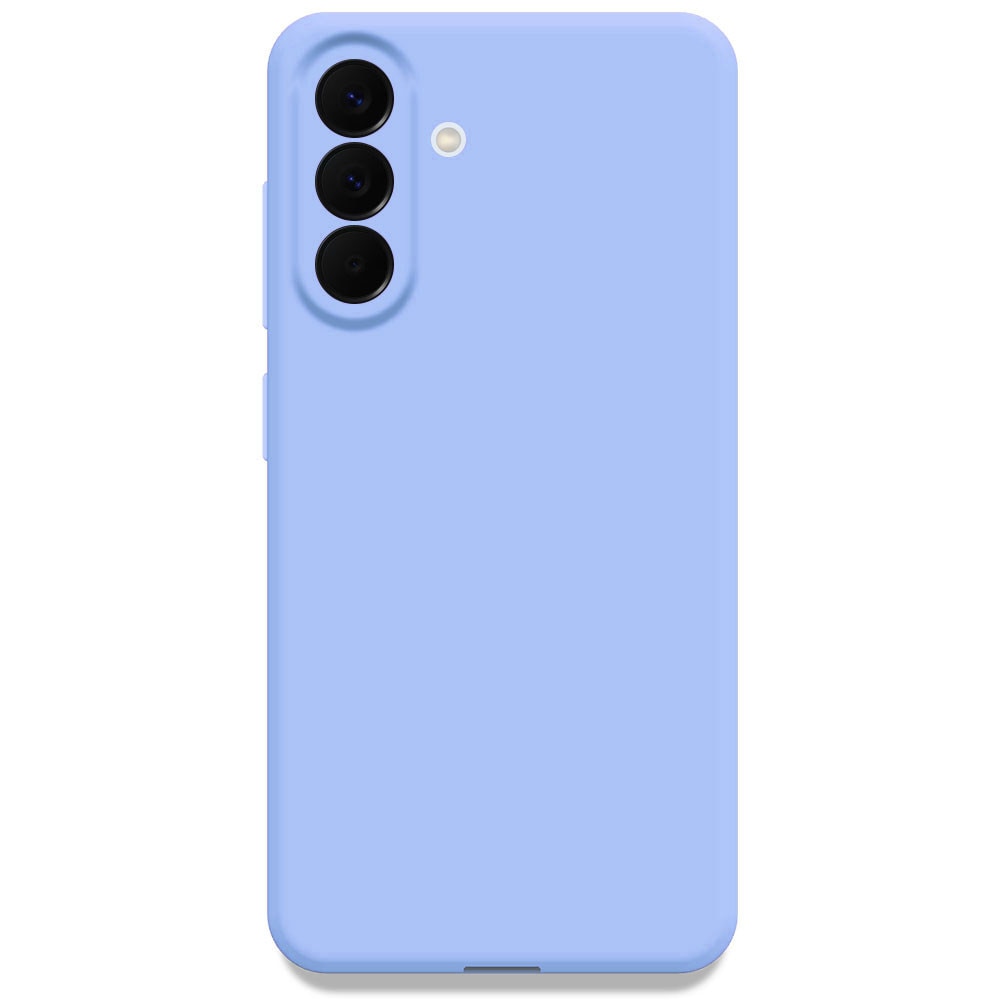 Husa pentru Samsung Galaxy A57 5G, Color Shield, Interior de catifea, Suprafata aderenta, Protectie antisoc, Margini ridicate, Regular Fit, Silicon, Albastru deschis