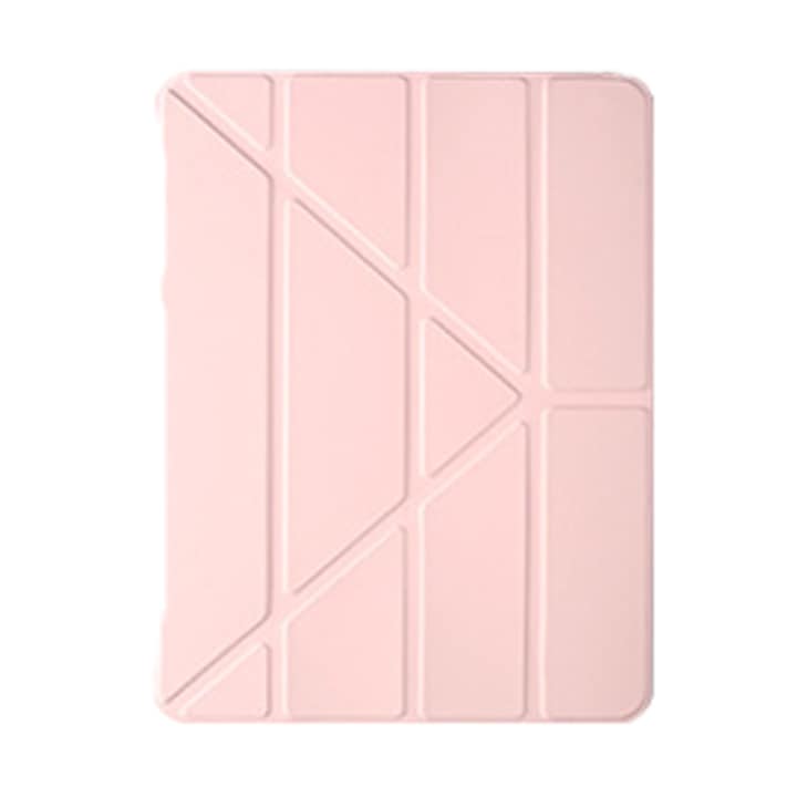 Carcasa protectoare pentru iPad Mini 6 (8.3 inch) cu suport pentru stilou, TPU, roz deschis, unghiuri de vizionare multiple