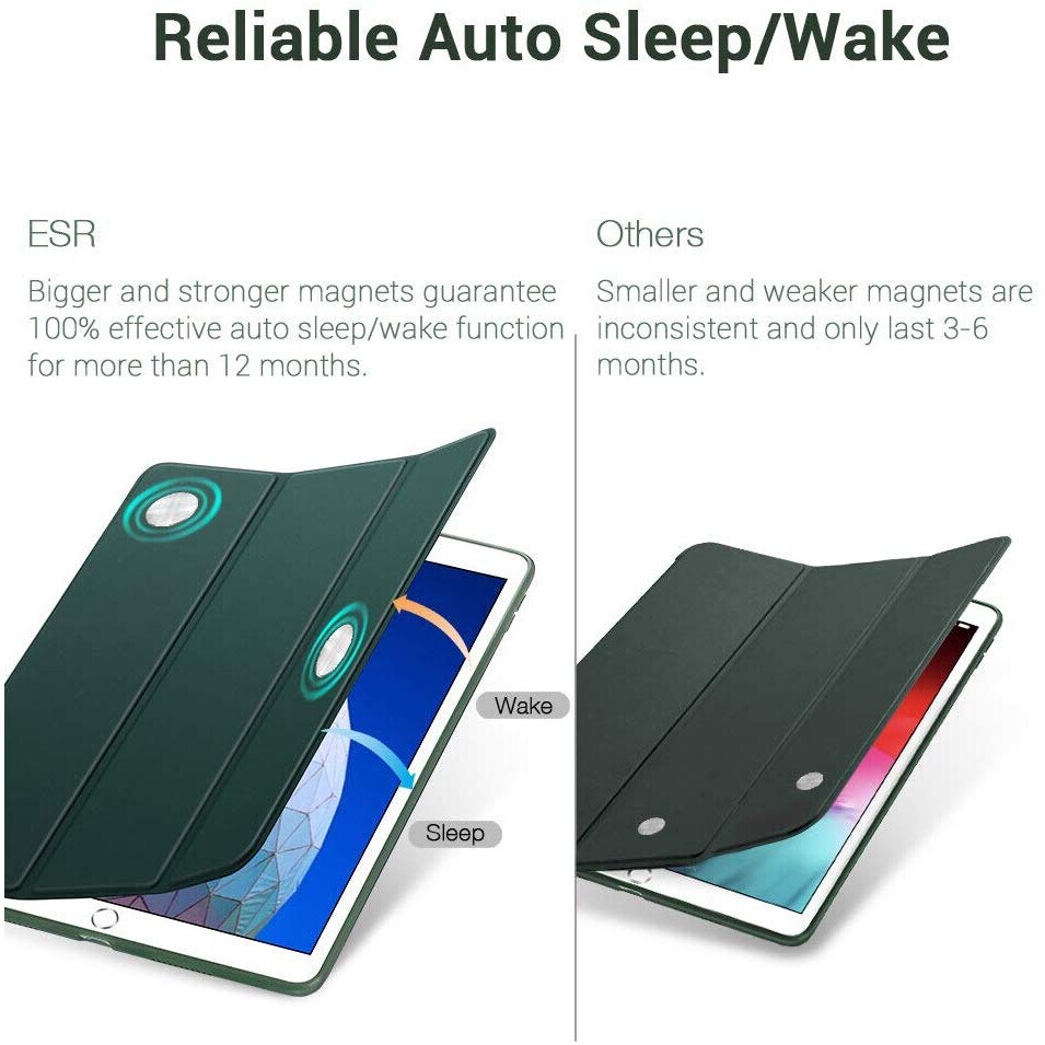 Carcasa Smart pentru iPad Air 10.5" 2019, Cozevdnt, piele ecologica, anti-alunecare