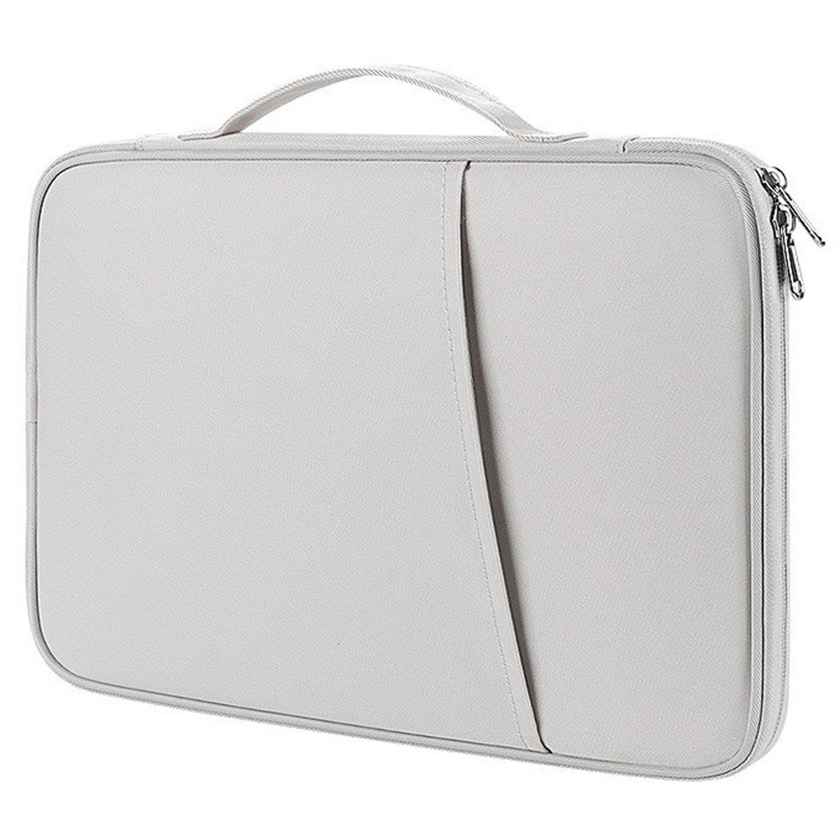 Geanta laptop Zeaicos, impermeabila, 360 protectie, alb, 35x25.5x3cm