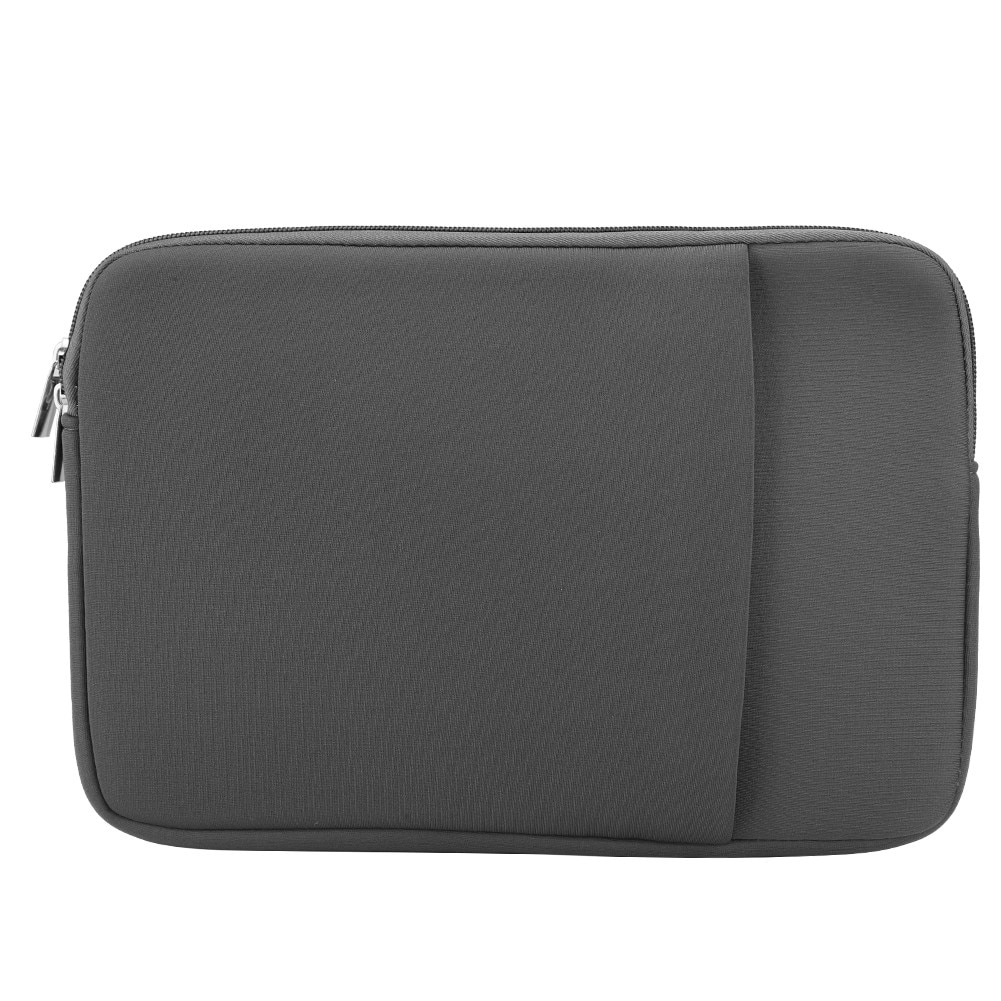 Geanta laptop slim Zeaicos 11 inch, neagra, cu buzunar, material T cloth + spuma de memorie