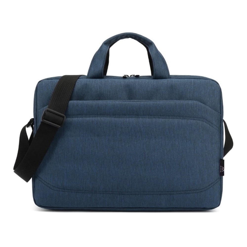 Geanta laptop Zeaicos 15.6", albastra, dimensiuni 14.8x10.8x2.4 inch