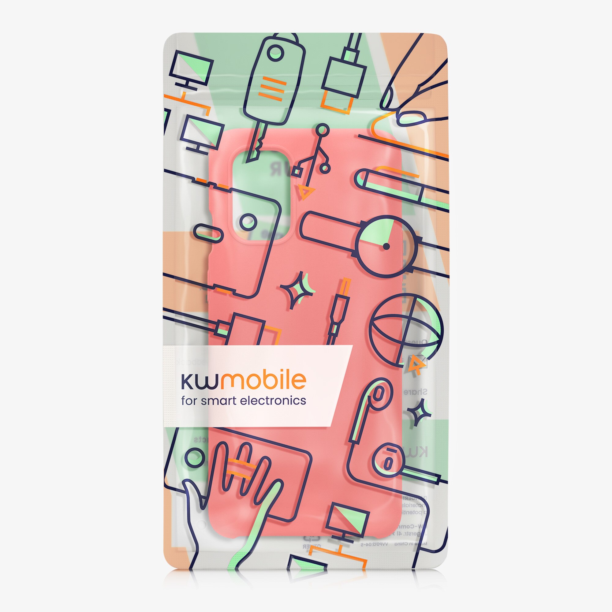 Husa Kwmobile pentru OnePlus 8T, Roz, Silicon, KWM0000123Q026C