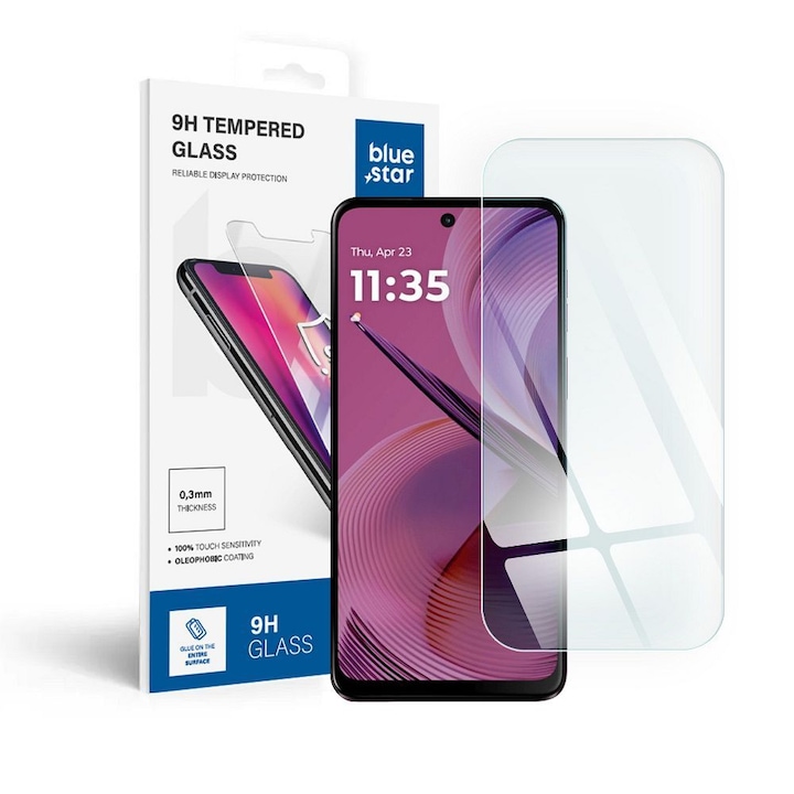 Folie Tempered glass Pentru Motorola G55 Blue Star