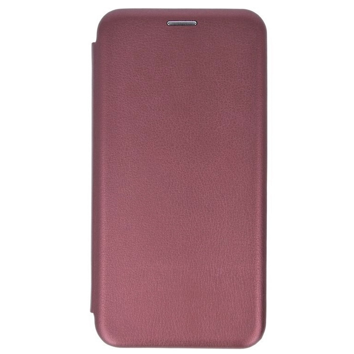 Husa Flip pentru Motorola Moto G60, Book Premium Diva, Inchidere Magnetica Visiniu