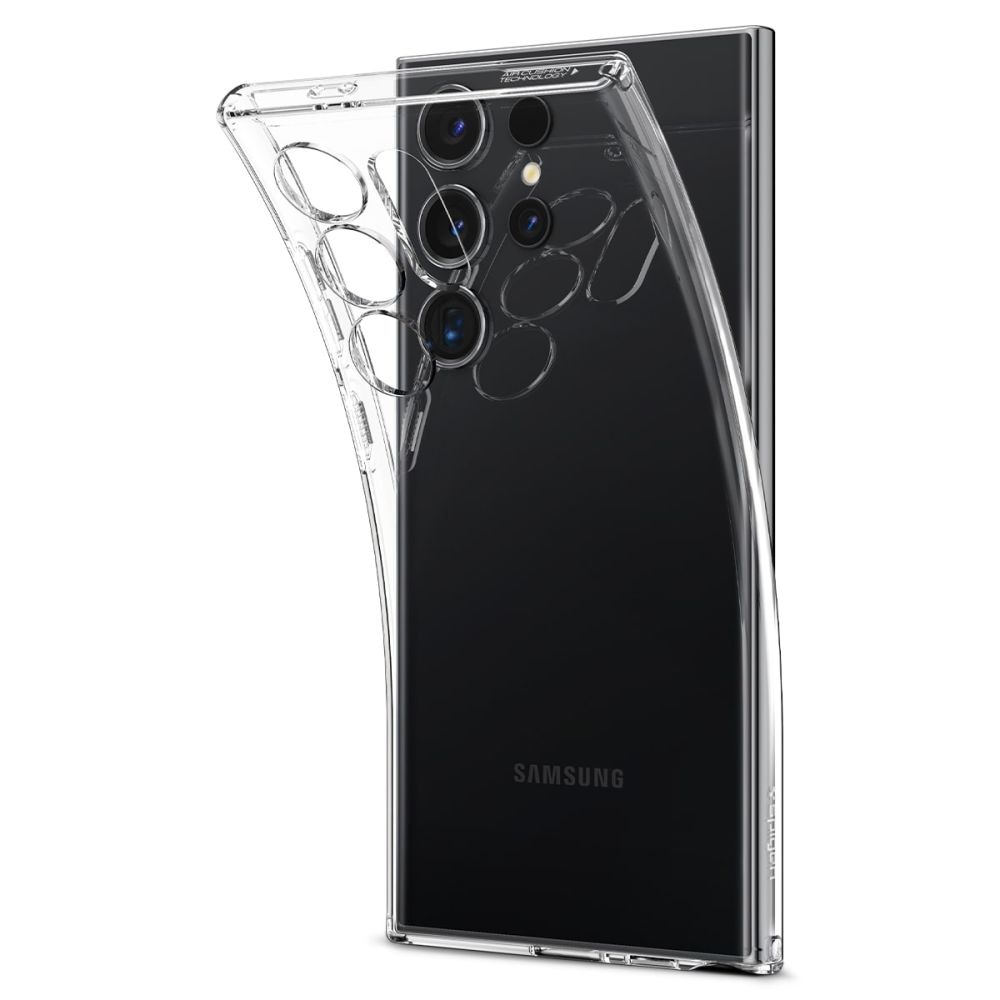 Carcasa Spigen Liquid Crystal compatibila cu Samsung Galaxy S24 Ultra Crystal Clear
