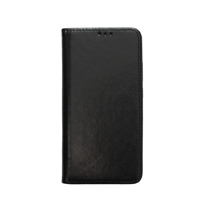Husa flip Diary Flexy piele naturala neagra pentru Xiaomi 14
