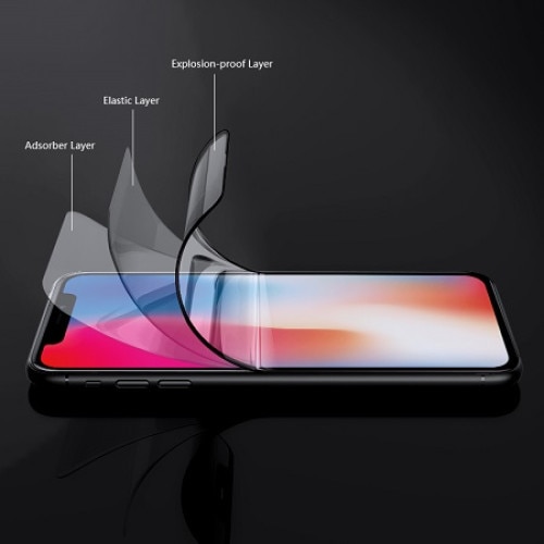 Folie ceramica compatibila cu Huawei P40Lite, full glue- TELGORBCS®