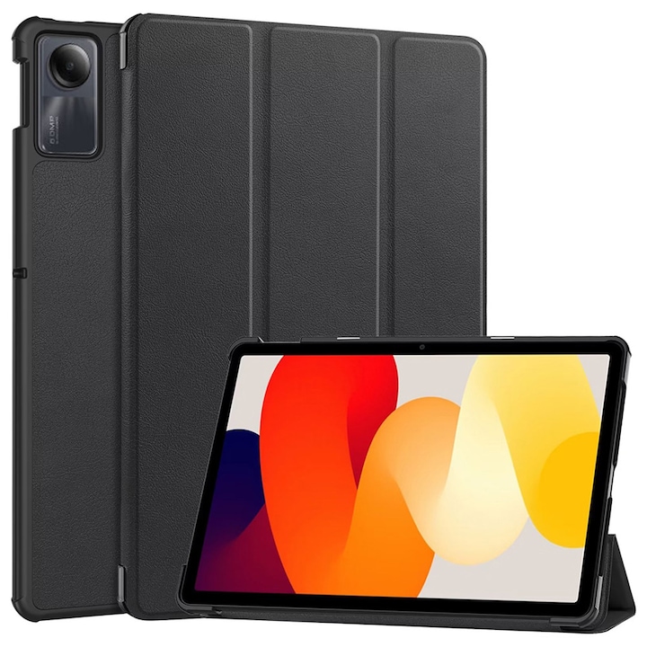 Husa Protectie Compatibila cu Xiaomi Redmi Pad SE 11", TIM, Black