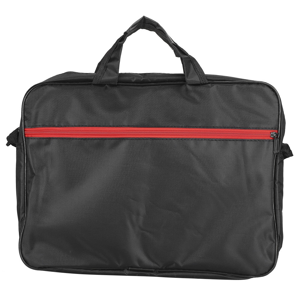 Geanta laptop Zeaicos 15 inch, neagra, compartiment captusit, buzunar cu fermoar detasabil