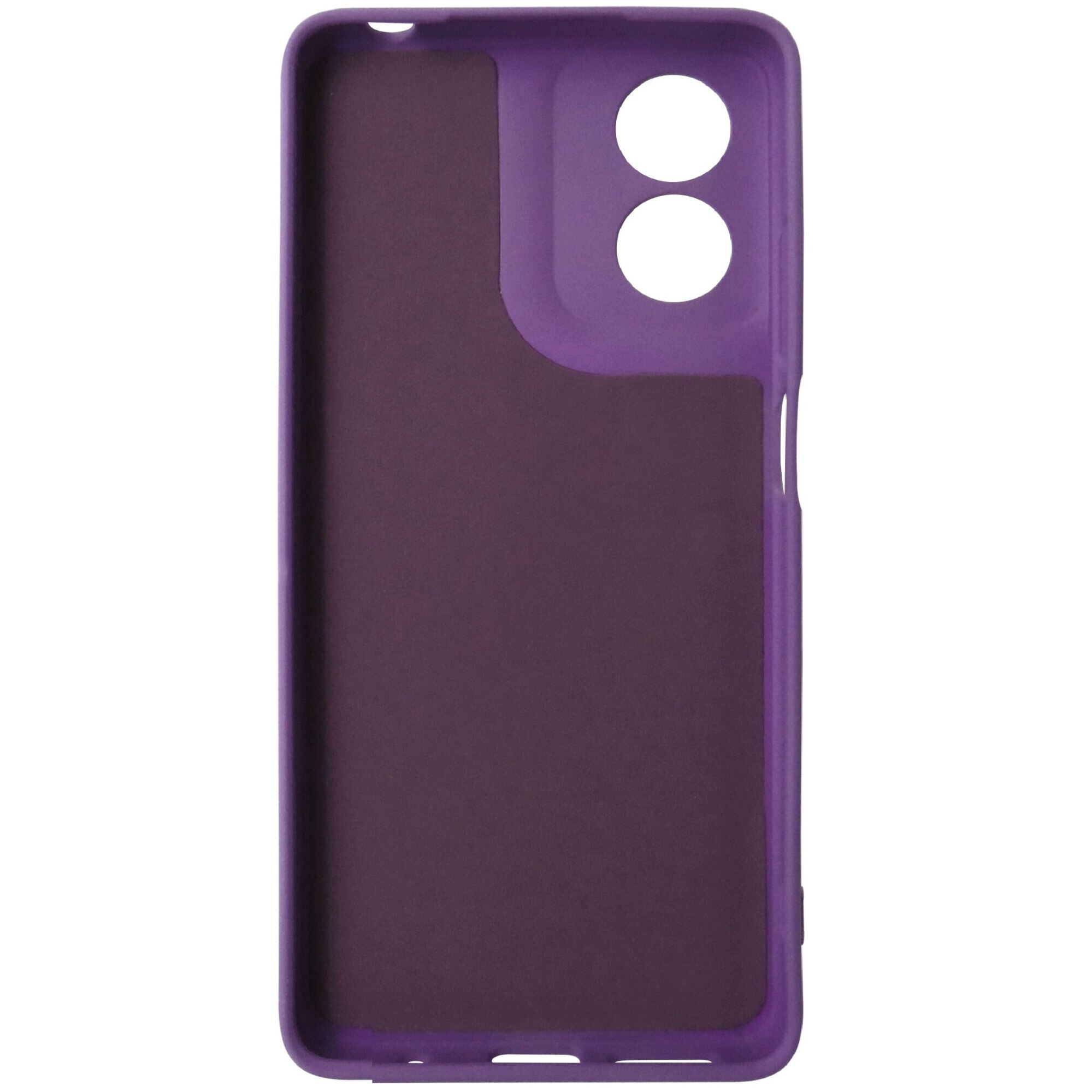 Husa silicon TPU Matte mov pentru Motorola Moto G04, G04s, E14