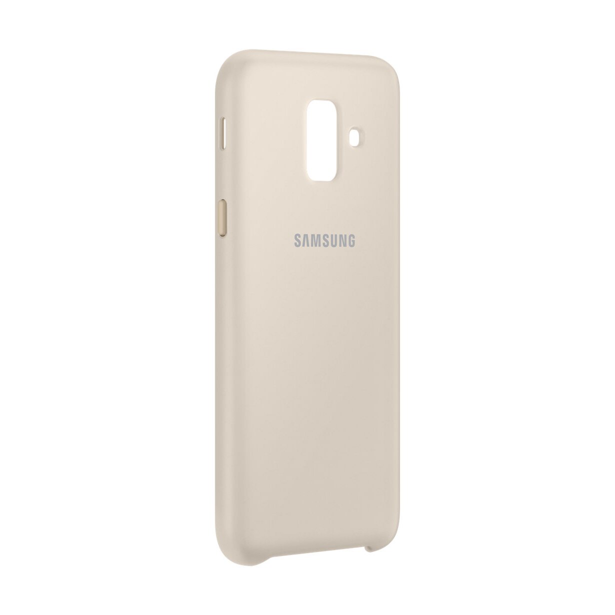 Husa Samsung EF-PA600CFEGWW Dual Layer (plastic + silicon) aurie pentru Samsung Galaxy A6 2018