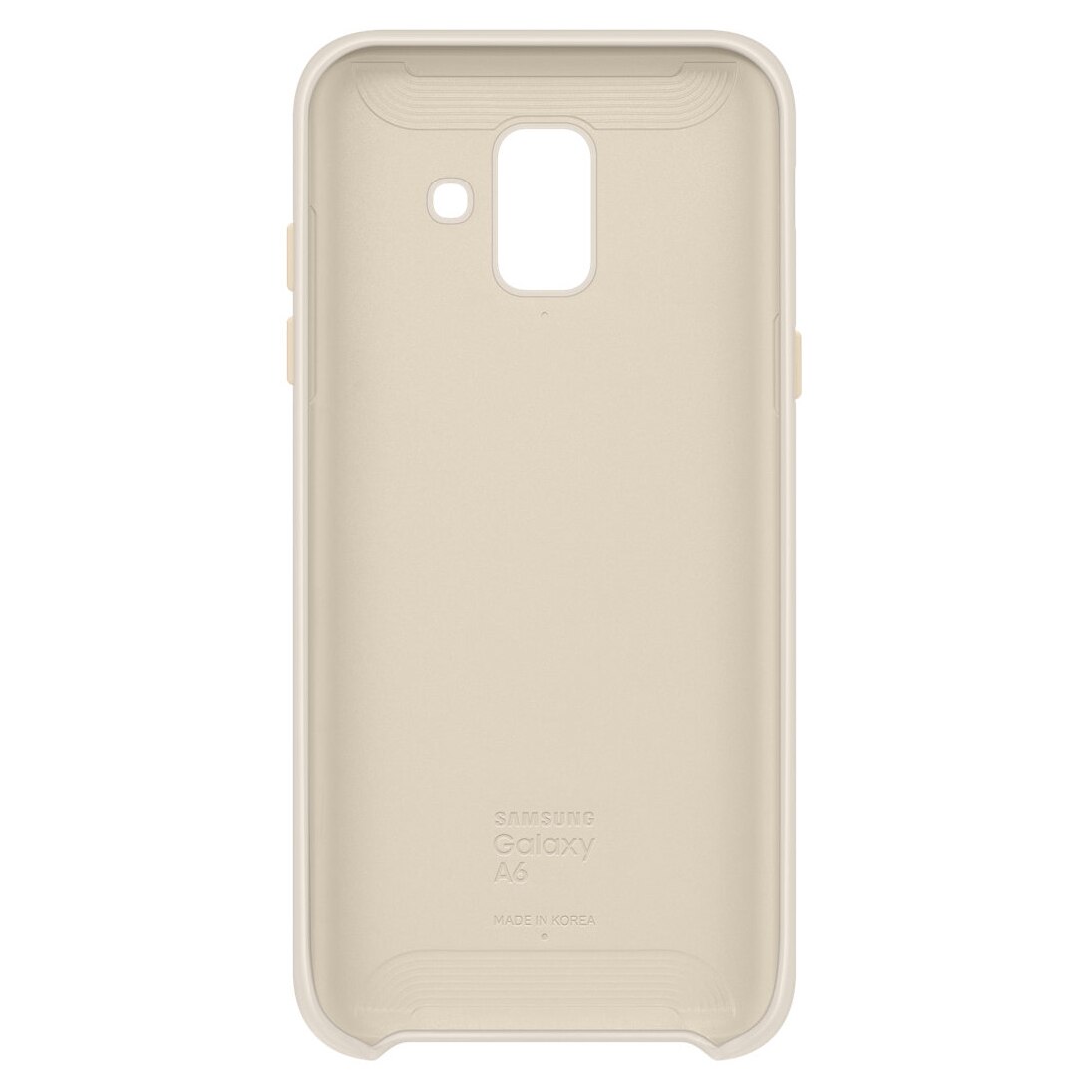 Husa Samsung EF-PA600CFEGWW Dual Layer (plastic + silicon) aurie pentru Samsung Galaxy A6 2018