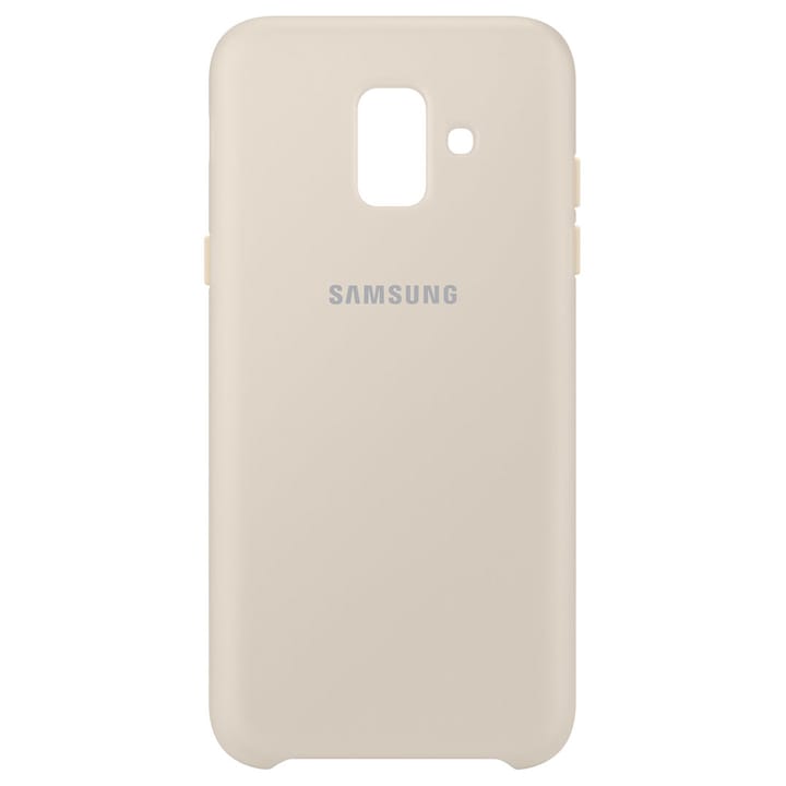 Husa Samsung EF-PA600CFEGWW Dual Layer (plastic + silicon) aurie pentru Samsung Galaxy A6 2018
