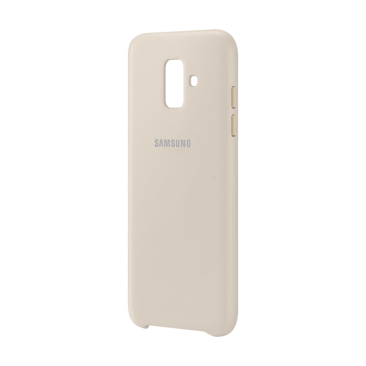Husa Samsung EF-PA600CFEGWW Dual Layer (plastic + silicon) aurie pentru Samsung Galaxy A6 2018