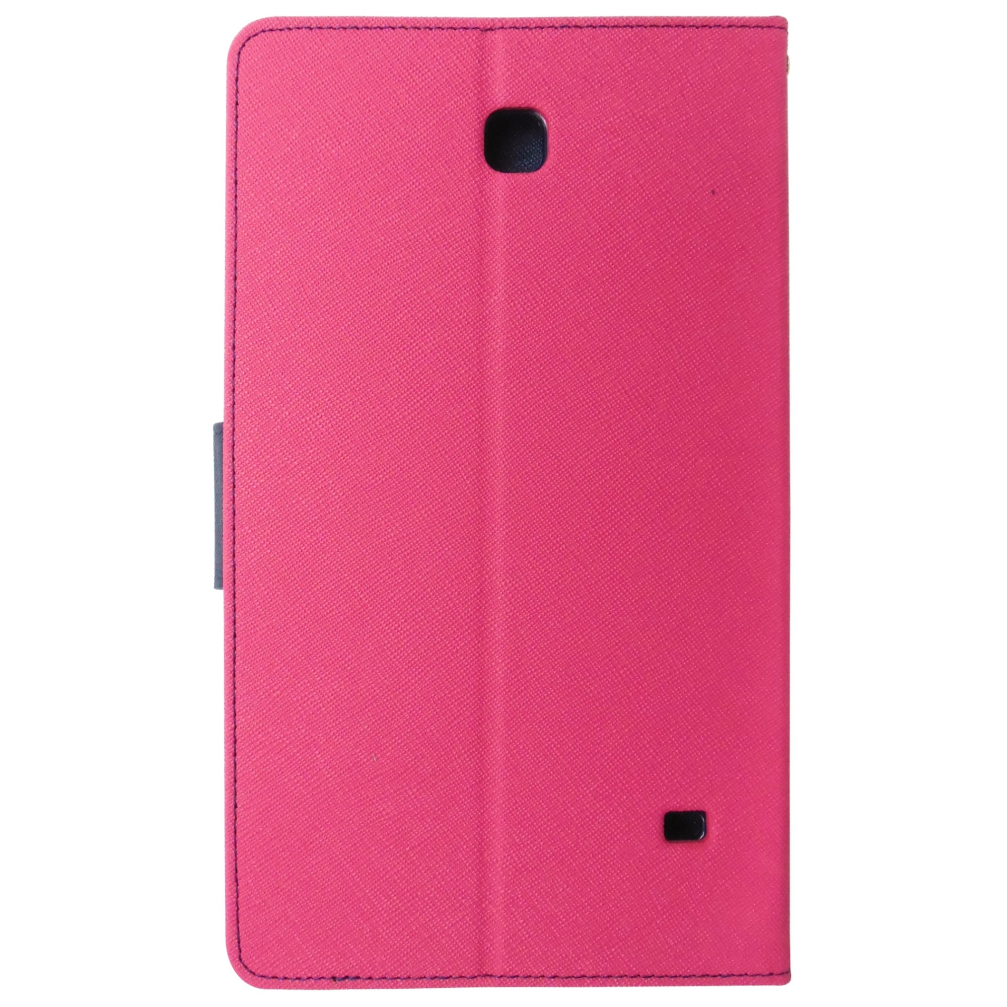 Husa tip carte Mercury Goospery Fancy Diary roz + bleumarin pentru Samsung Galaxy Tab 4 8.0 (SM-T330), Tab 4 8.0 LTE (SM-T335)