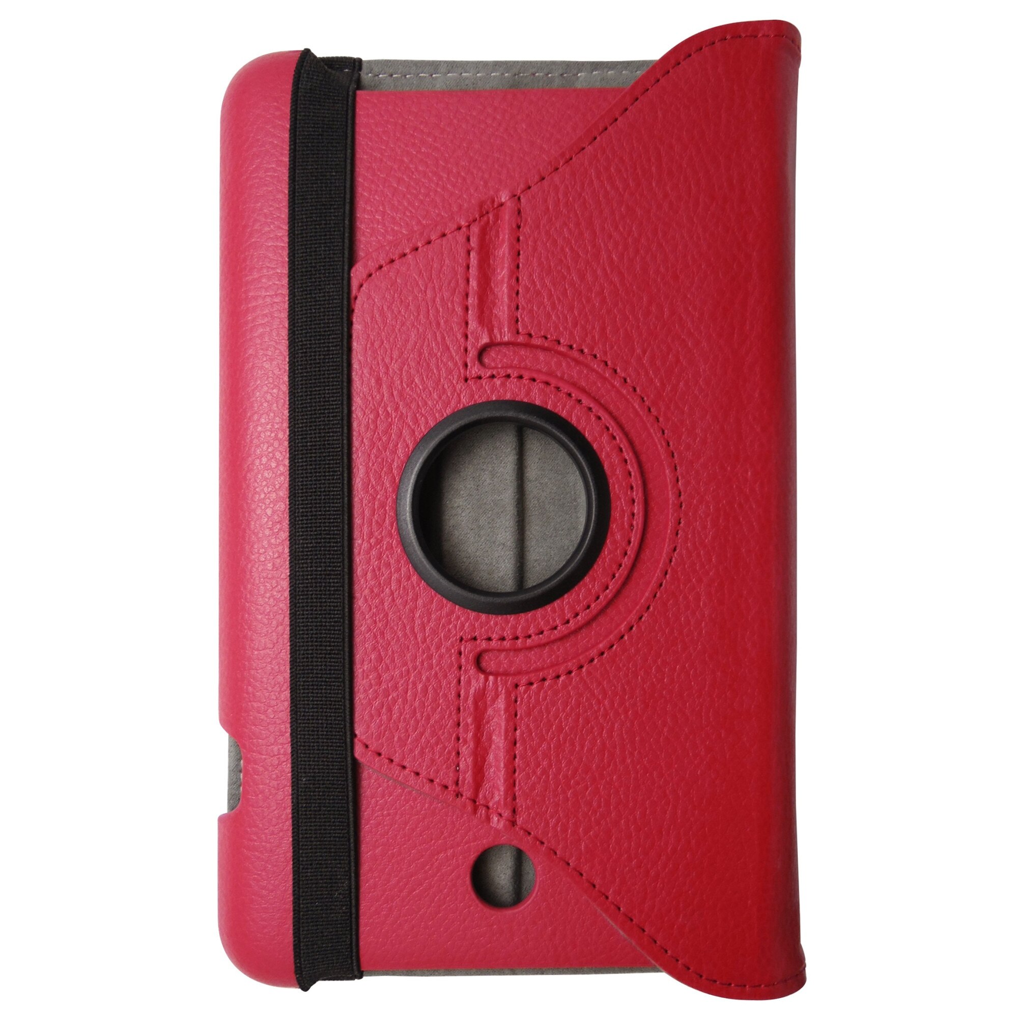 Husa tip carte rosie cu stand rotativa pentru Asus MeMO Pad 8 ME180A