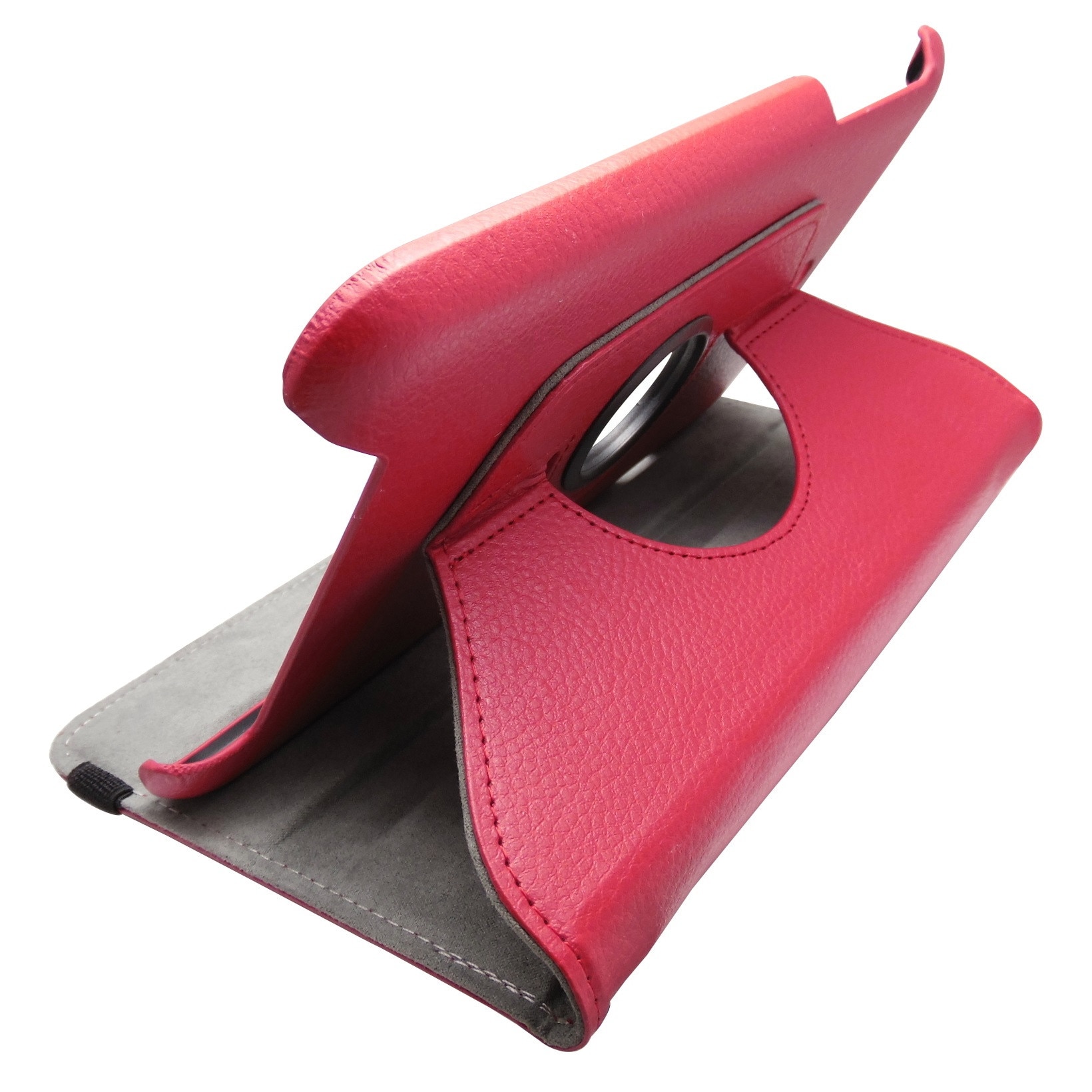 Husa tip carte rosie cu stand rotativa pentru Asus MeMO Pad 8 ME180A