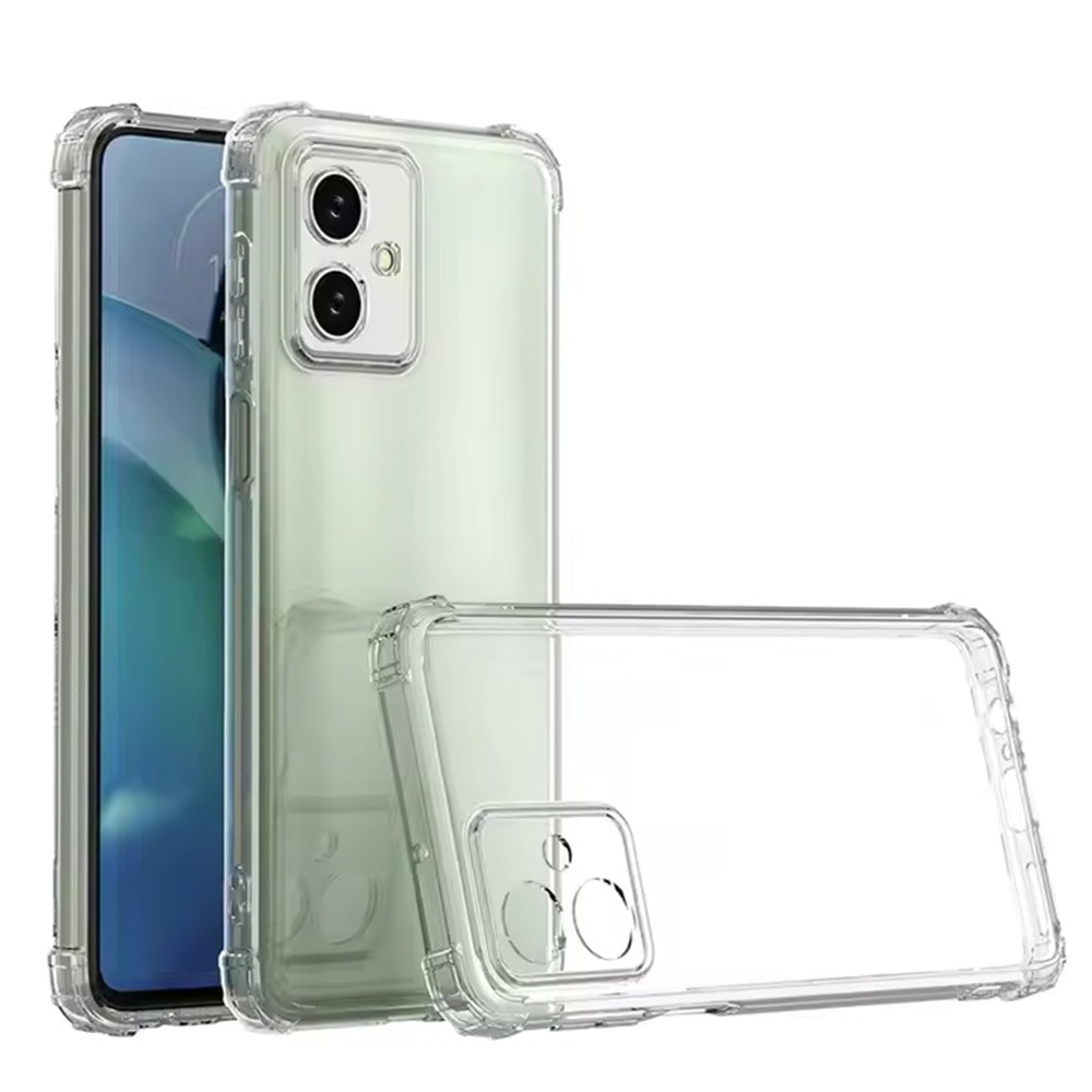 Husa pentru Motorola Edge 50 - Techsuit Shockproof Clear Silicone - Clear