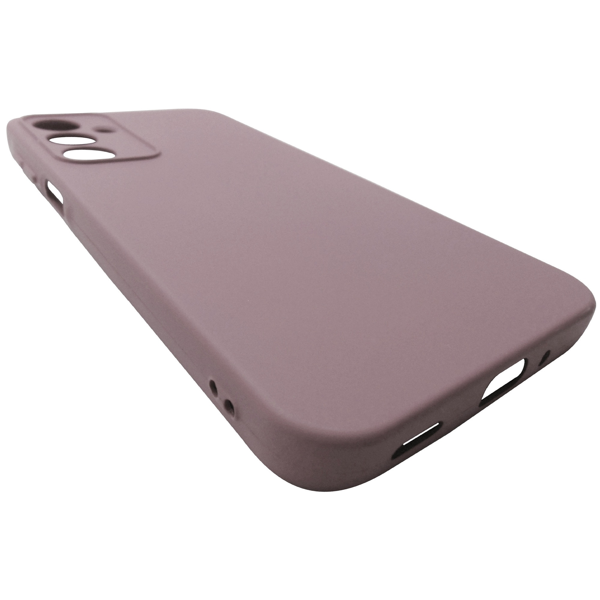 Husa tip capac spate silicon TPU Matte bej-roz pentru Samsung Galaxy A16 4G, 5G