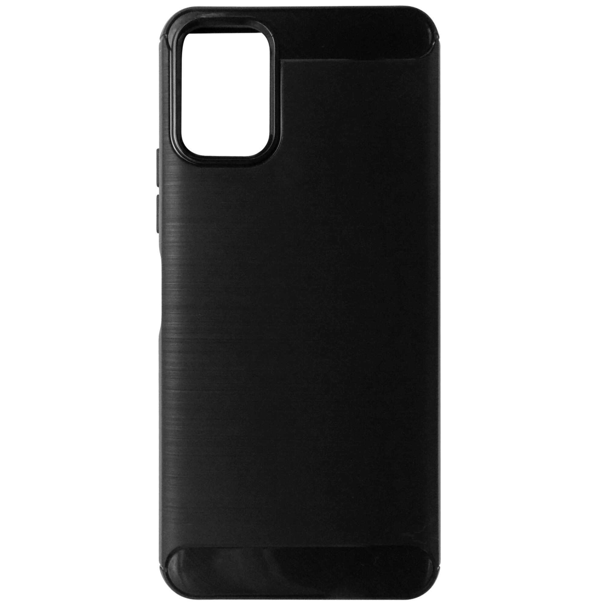 Husa tip capac spate Carbon silicon neagra pentru Nokia C32