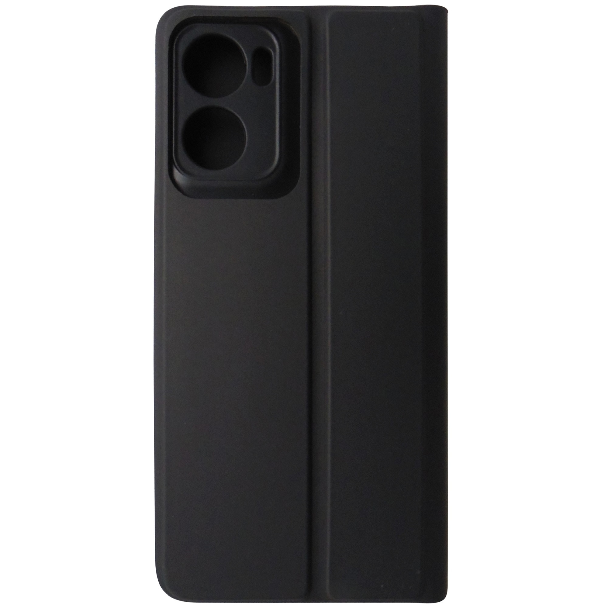 Husa tip carte cu stand Techsuit Magnet Skin neagra pentru Motorola Moto G05, E15