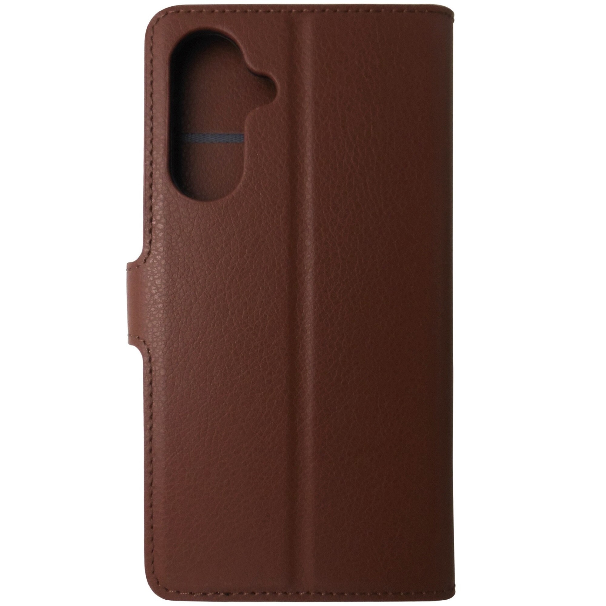 Husa tip carte cu stand Techsuit, aspect piele maro, pentru Samsung Galaxy A17 4G, 5G, M17, F17