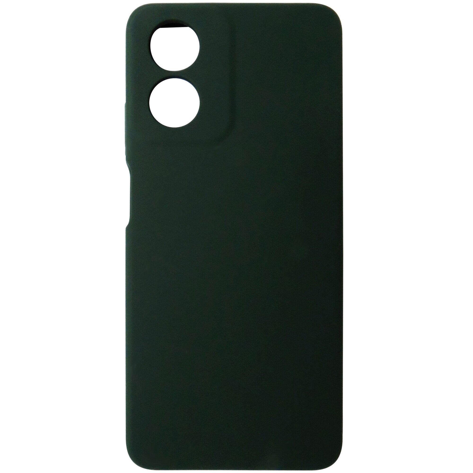 Husa silicon TPU Matte verde inchis pentru Motorola Moto G04, G04s, E14