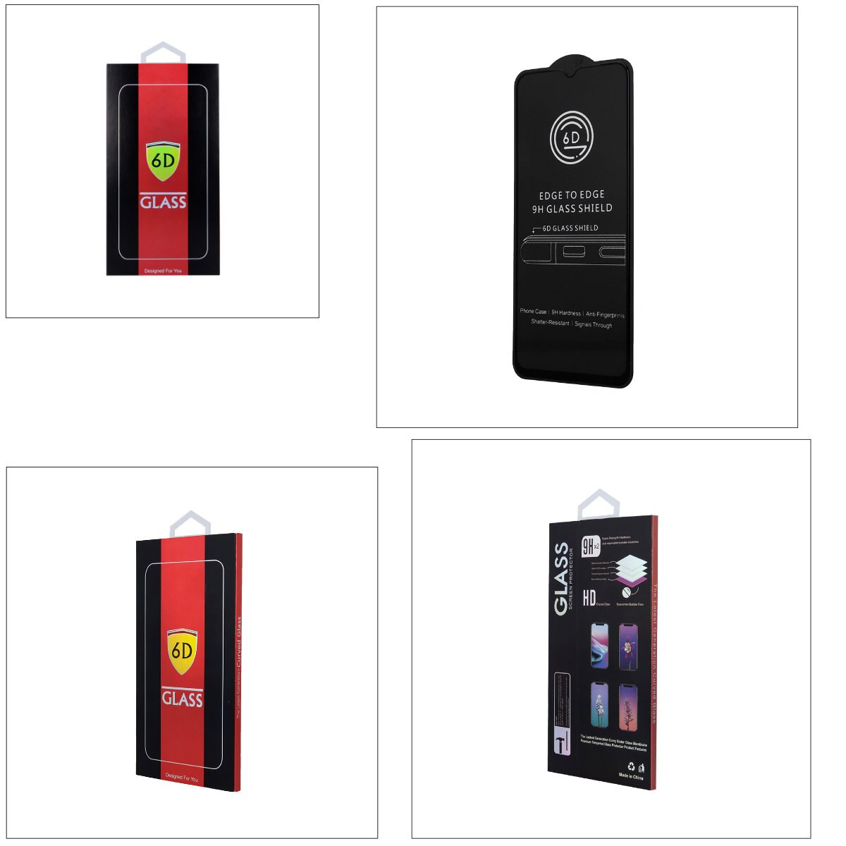 Set folie sticla securizata 6D, compatibila Honor X8 5G / Honor X6 / Honor 70 Lite, grosime 0.40 mm, duritate 9H, cu accesorii curatare si degresare