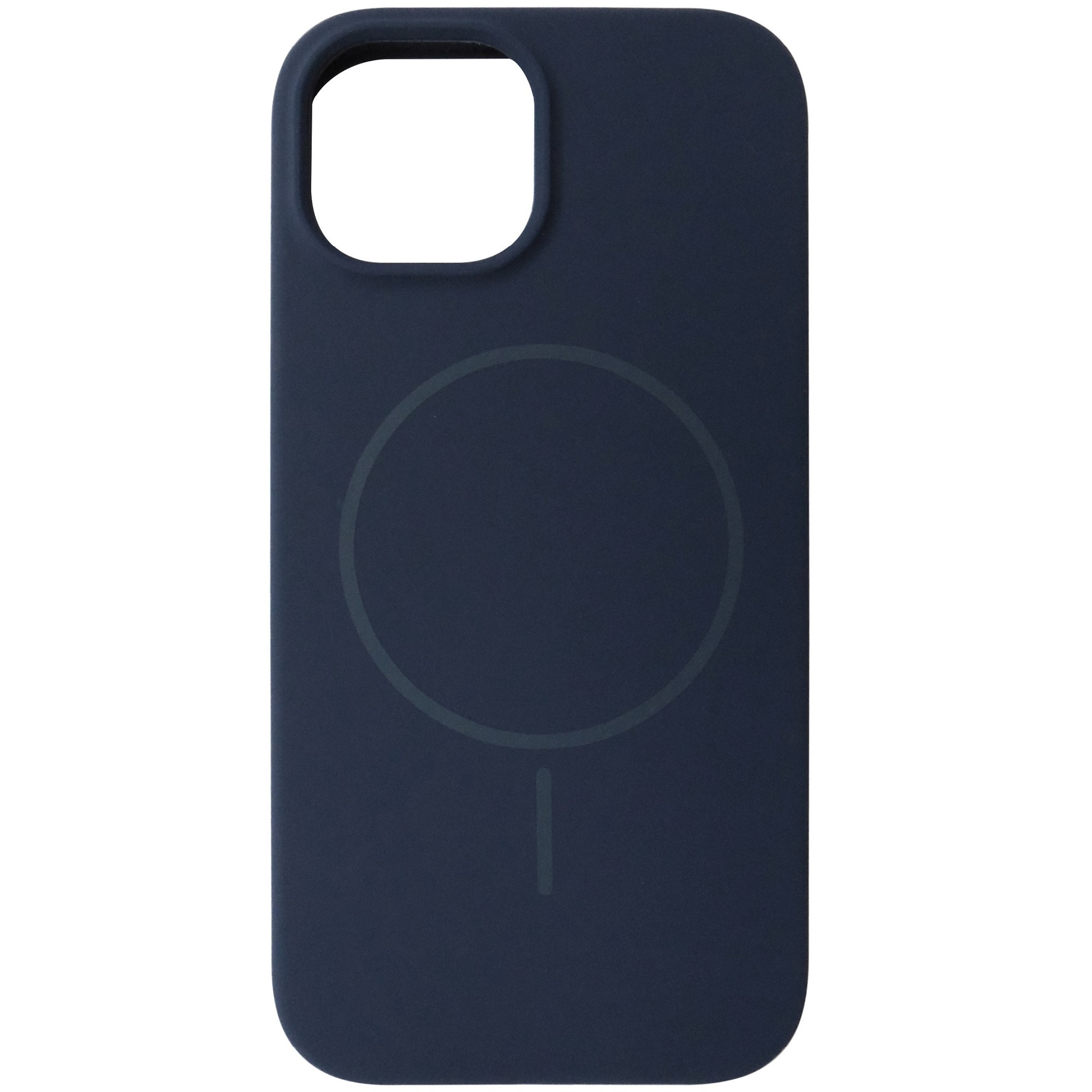 Husa spate silicon TPU soft bleumarin, magnet, pentru Apple iPhone 15