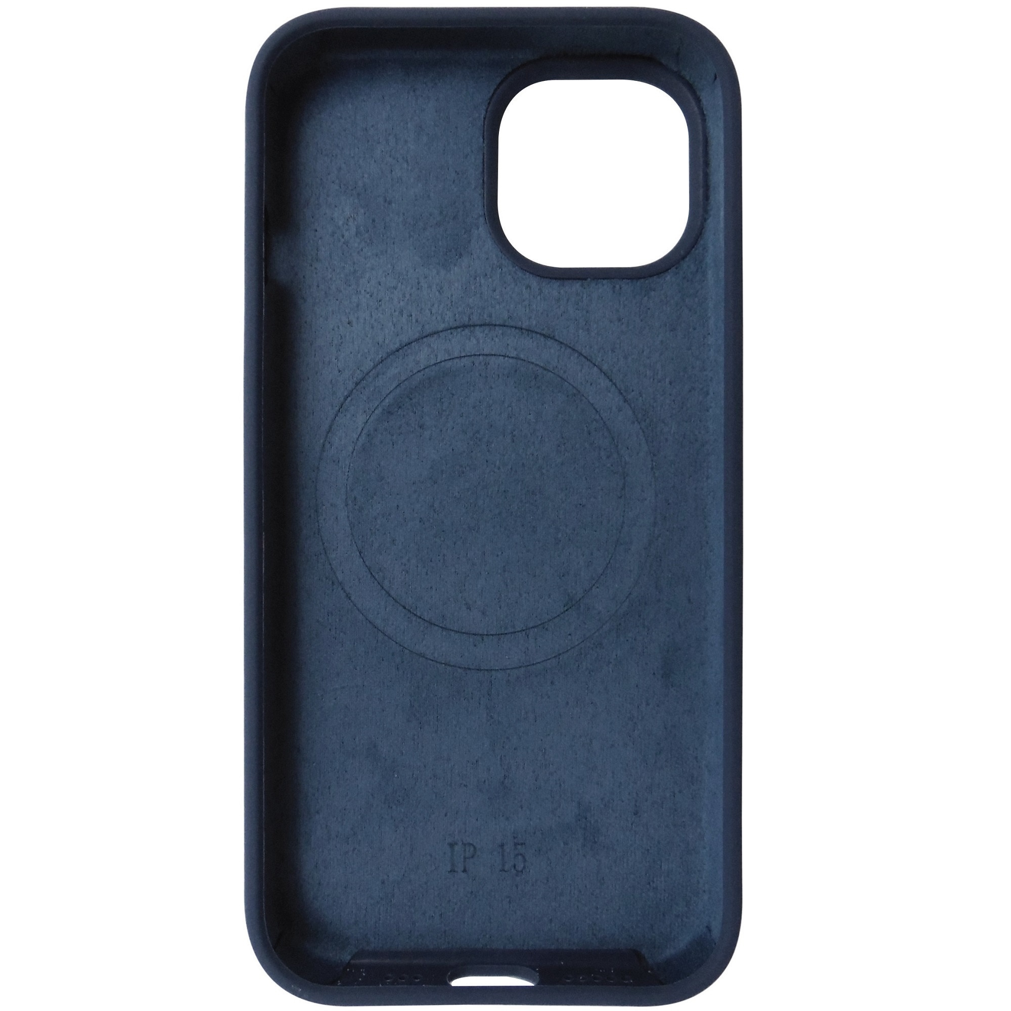 Husa spate silicon TPU soft bleumarin, magnet, pentru Apple iPhone 15