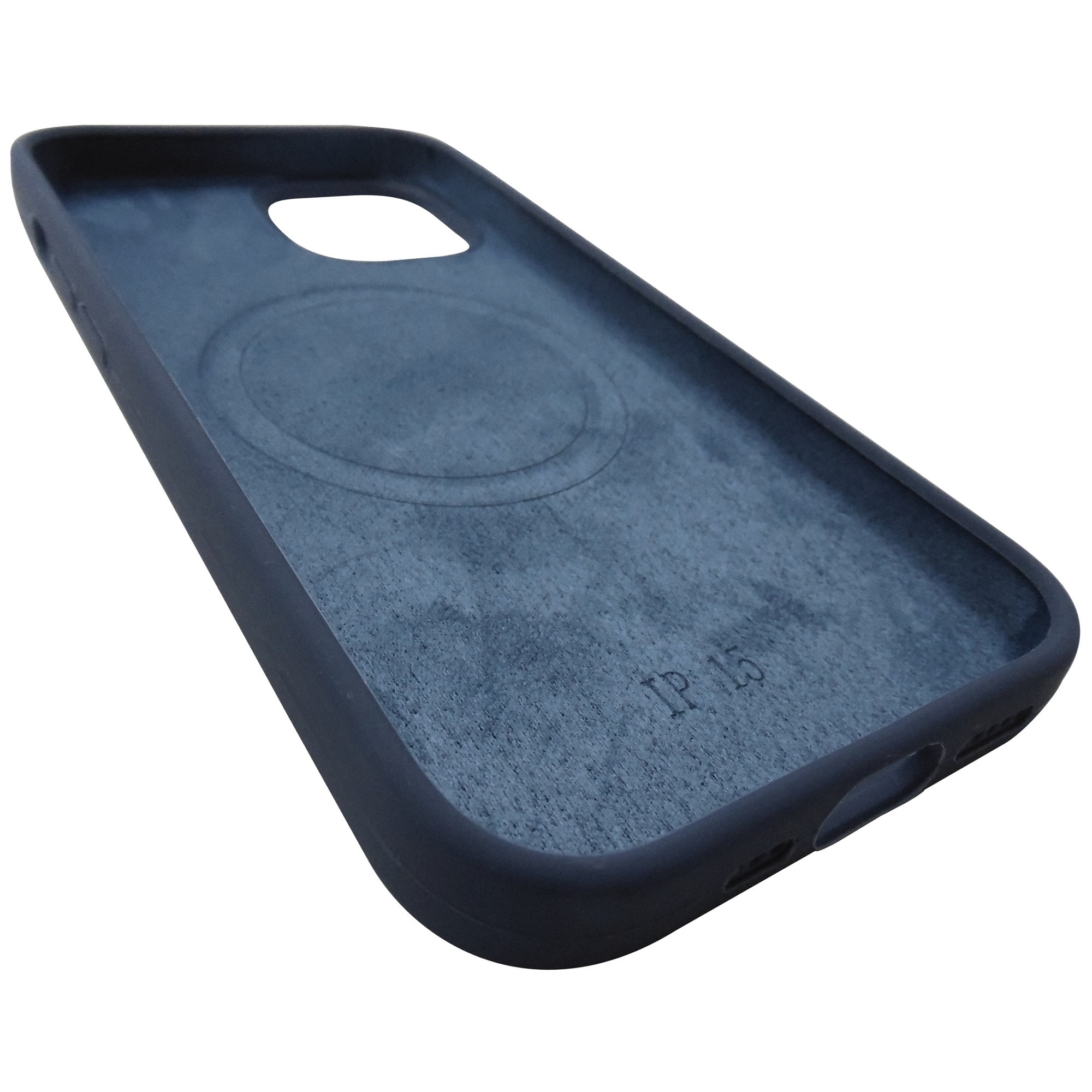 Husa spate silicon TPU soft bleumarin, magnet, pentru Apple iPhone 15