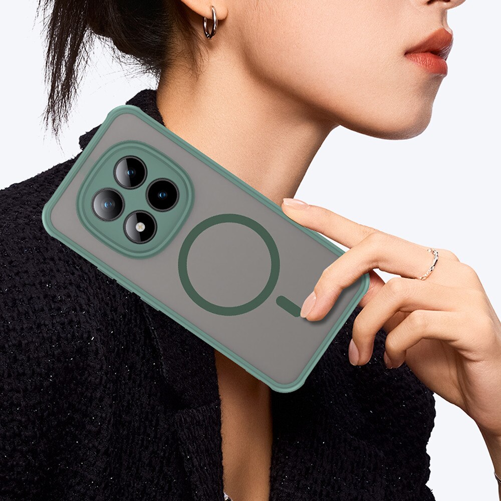 Husa pentru Xiaomi Redmi Note 15 Pro+ 5G / Poco M8 Pro 5G - Techsuit HaloFrost II MagSafe - Green
