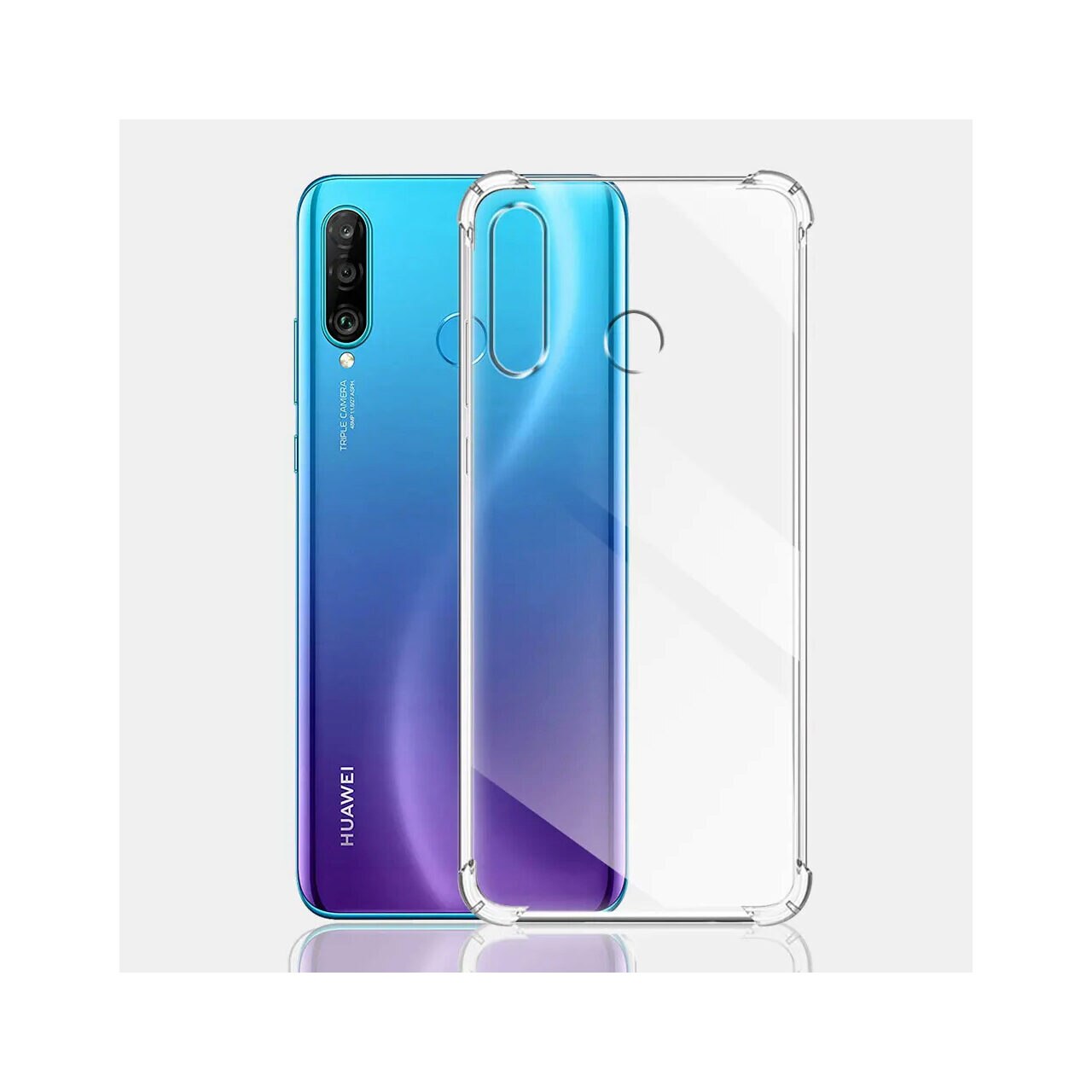 Husa pentru Huawei P30 Lite Techsuit Shockproof Silicone Transparent