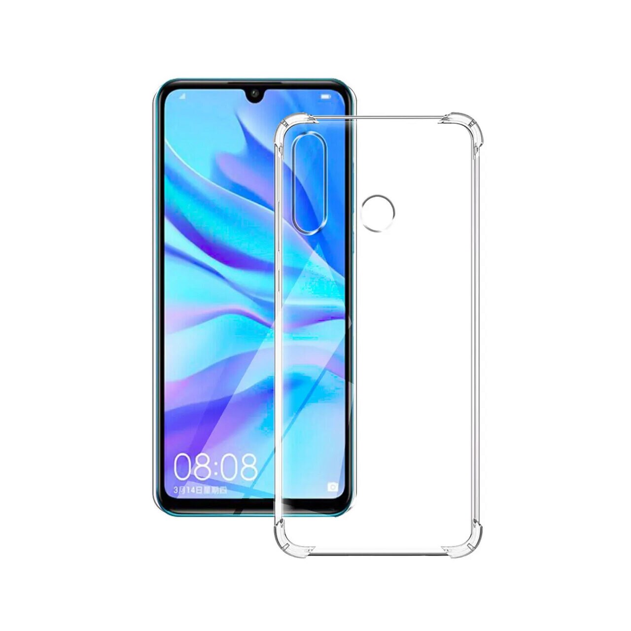 Husa pentru Huawei P30 Lite Techsuit Shockproof Silicone Transparent