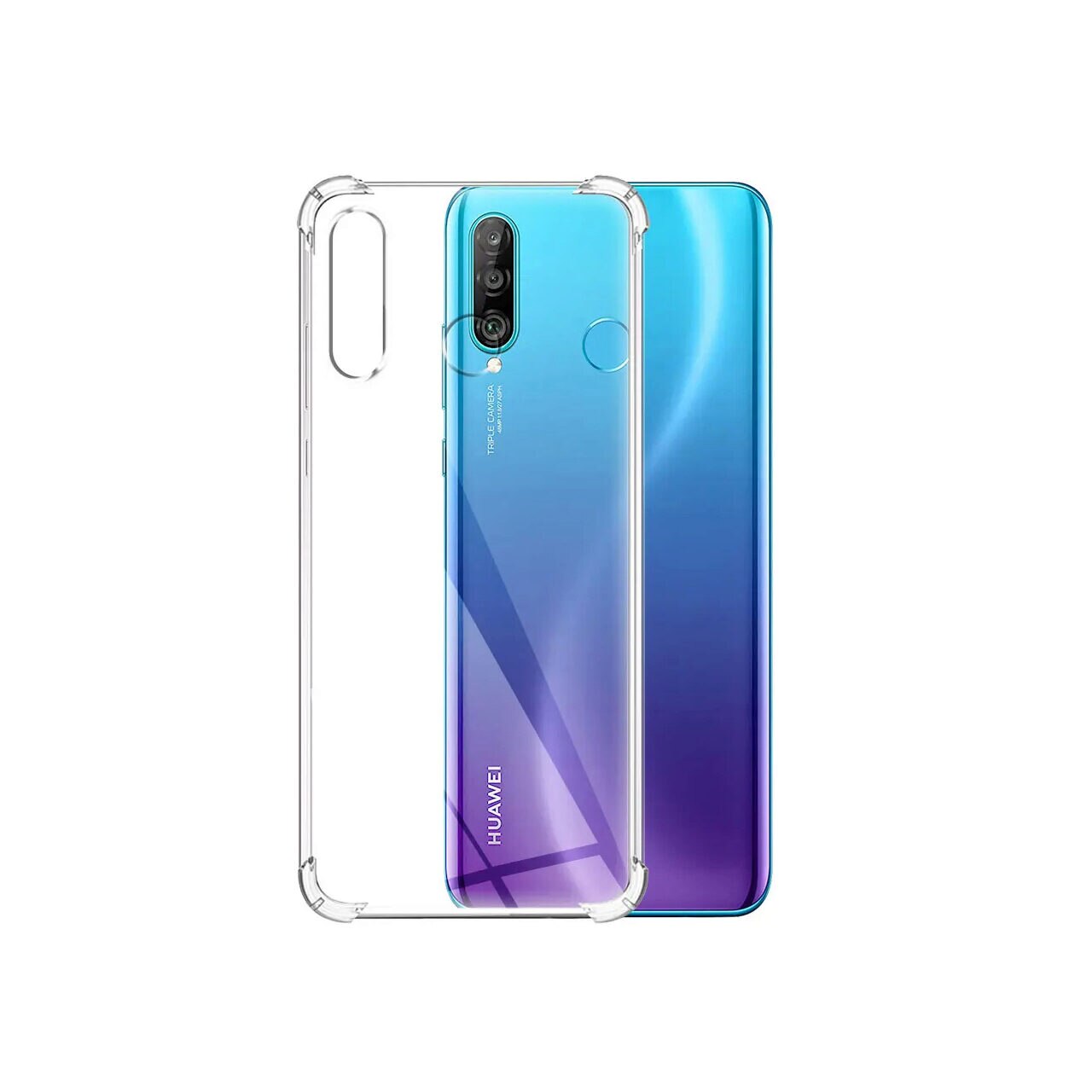Husa pentru Huawei P30 Lite Techsuit Shockproof Silicone Transparent