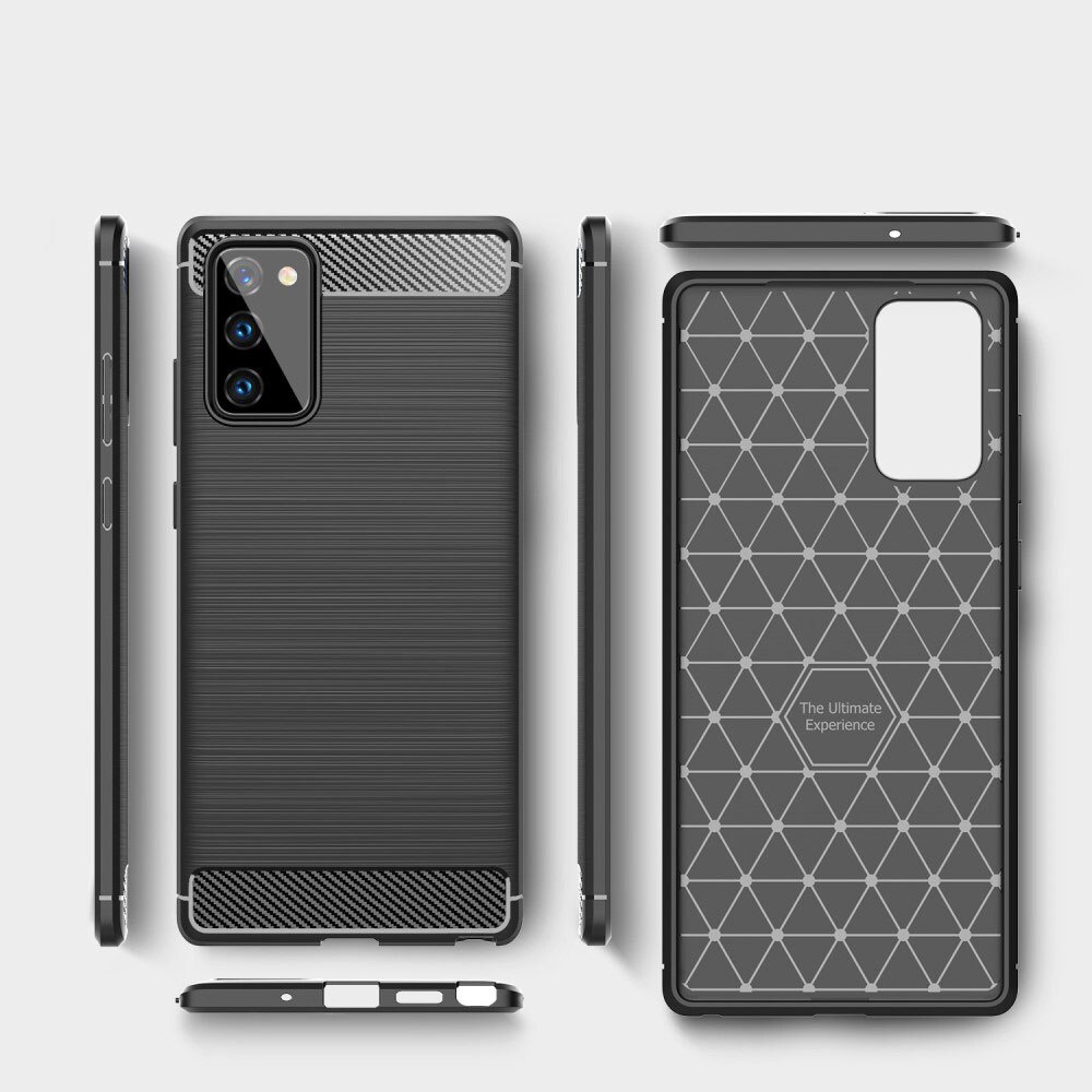 Husa de protectie, TPU, Compatibil cu Samsung Galaxy Note 20, Negru