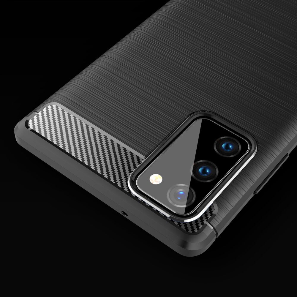 Husa de protectie, TPU, Compatibil cu Samsung Galaxy Note 20, Negru