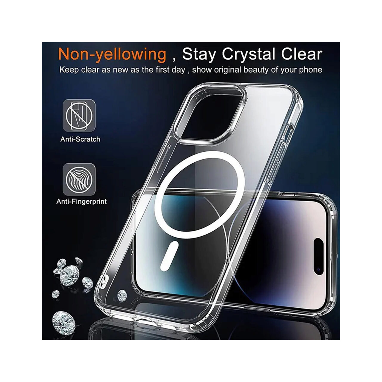 Husa pentru iPhone 14 Pro Max - Techsuit MagSafe Pro - Black