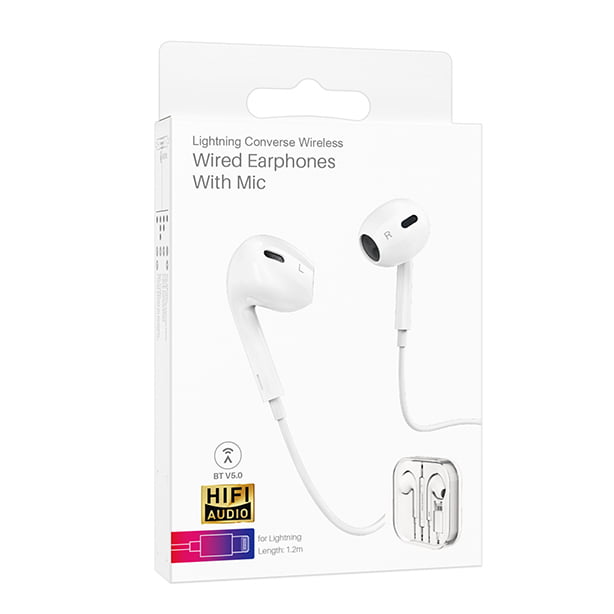 Casti In-Ear BM30 Max, Lightning, Microfon, White
