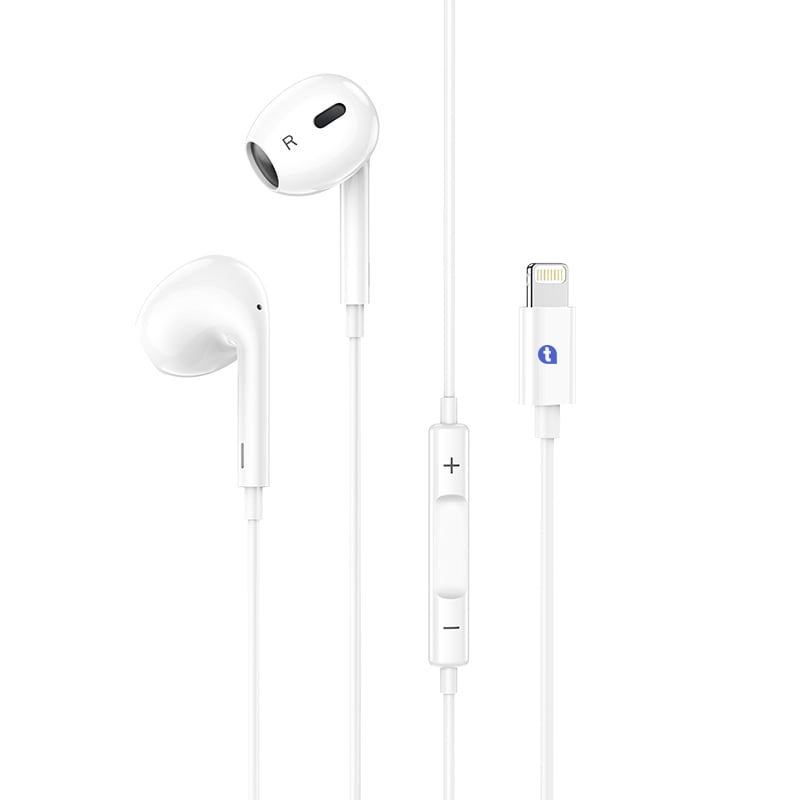 Casti In-Ear BM30 Max, Lightning, Microfon, White