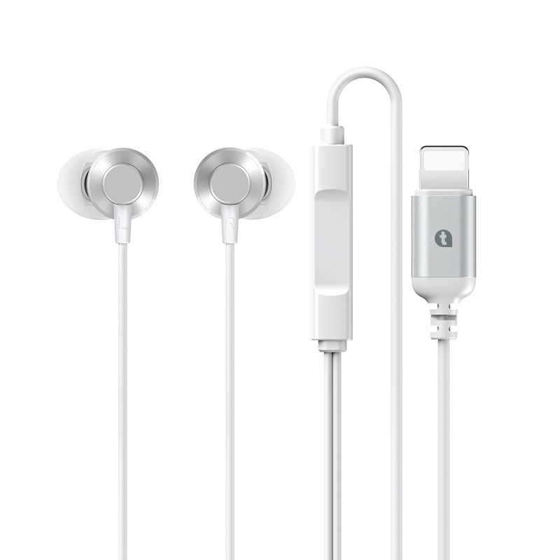 Casti In-Ear RM-512i, Lightning, Microfon, Silver