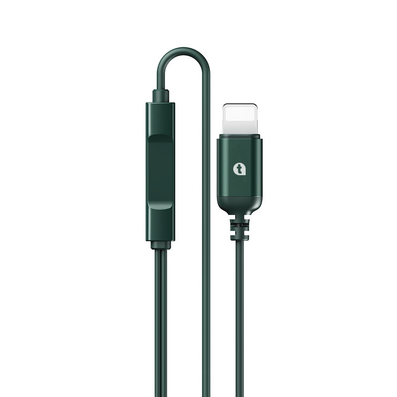 Casti In-Ear RM-512i, Lightning, Microfon, Green
