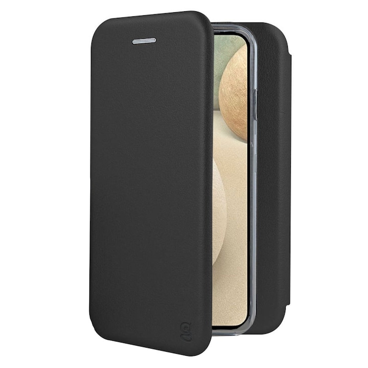 Husa pentru Samsung M12 - tip carte, inchidere magnetica, Gekko Elegance - NEAGRA