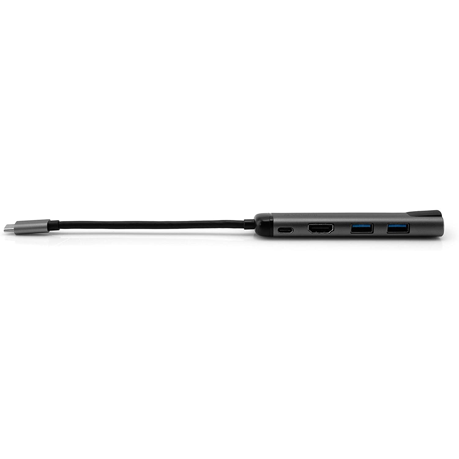 Hub Multi-Port Verbatim, 4K HDMI, USB 3.0 / Type C, RJ-45, Silver